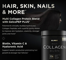 TERRA ELMNT Super Collagen Powder 408g, dosette de poudre