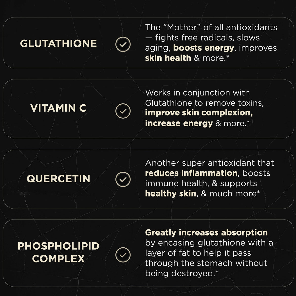 TERRA ELMNT Supplément Liposomal Glutathione 2150mg emballage ouvert