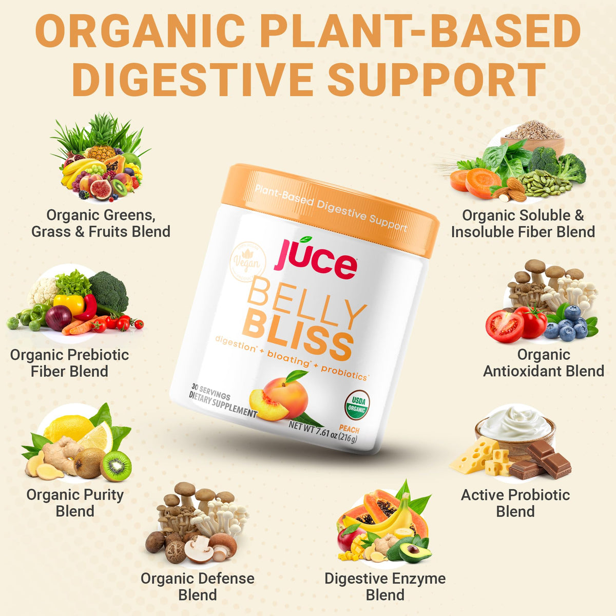 Terra Kai Organics Juce Belly Bliss ingredients list