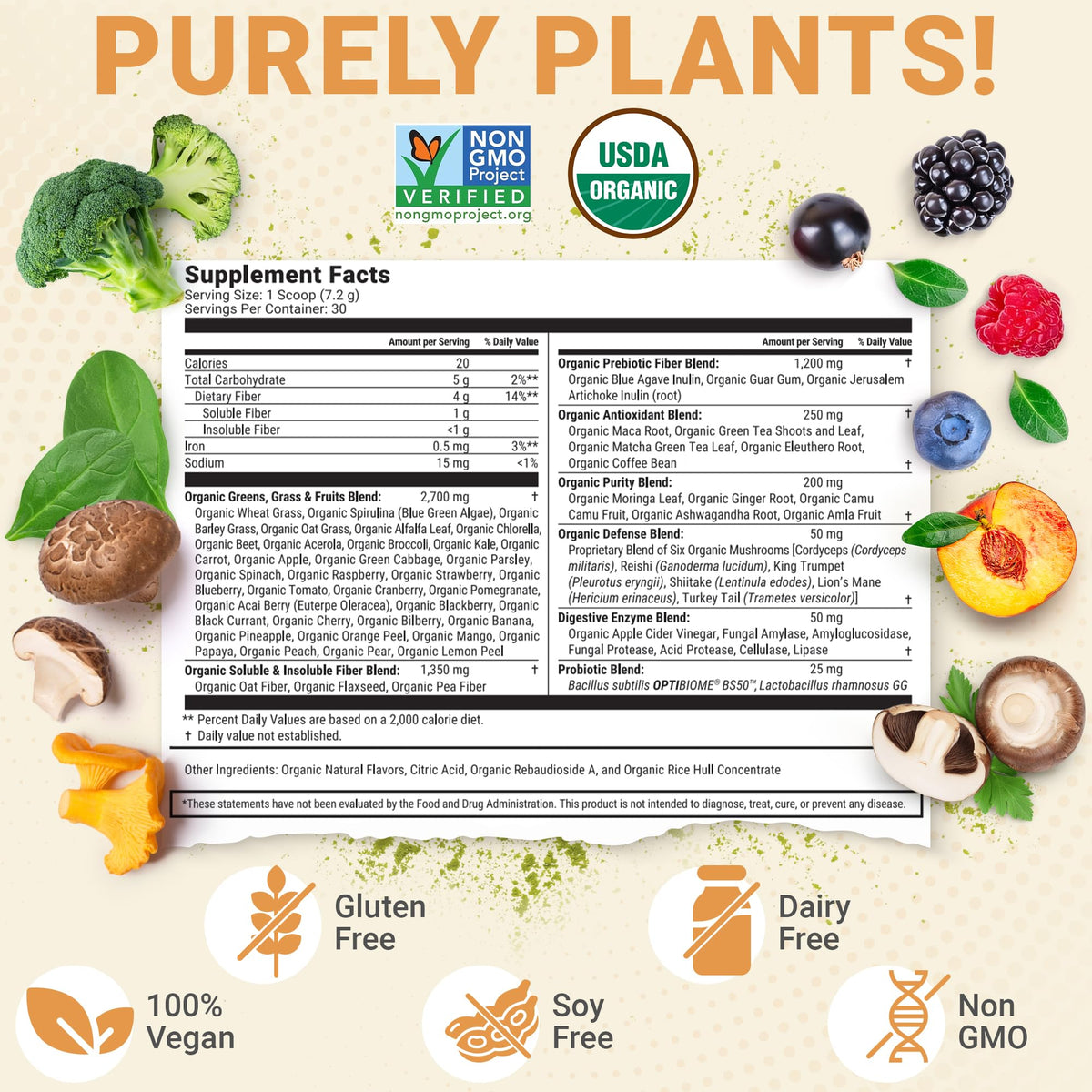 Terra Kai Organics Juce Belly Bliss mixing with water