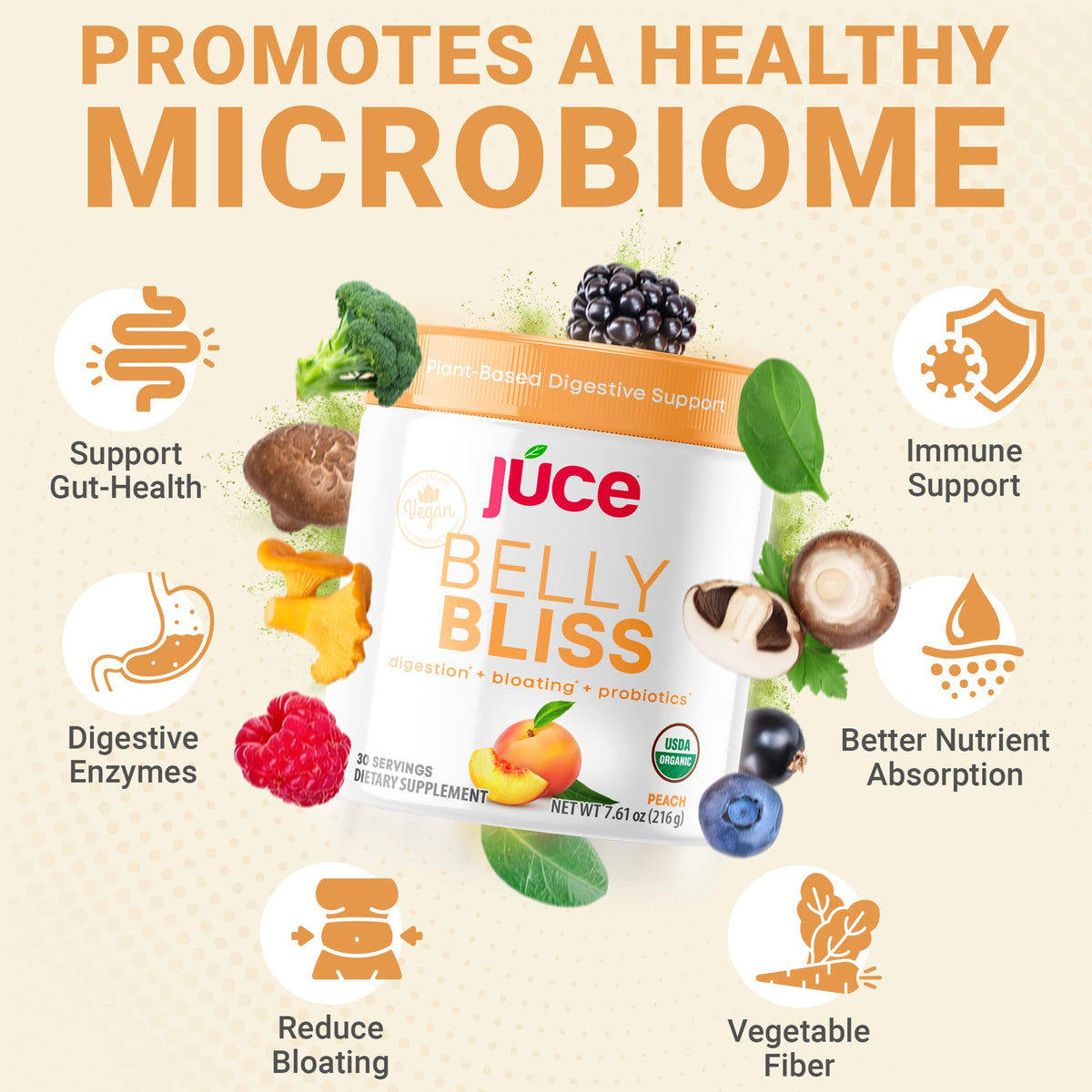 Terra Kai Organics Juce Belly Bliss nutritional information