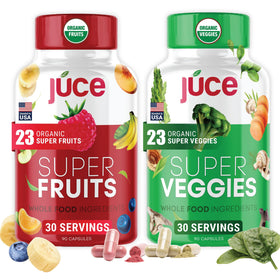 Terra Kai Organics Juce Capsules 180 comprimés avec superaliments