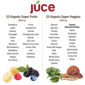 Terra Kai Organics Juce Capsules sur fond blanc