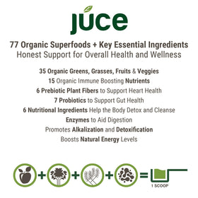 Terra Kai Organics Juce Greens Poudre 308g cuillère doseuse