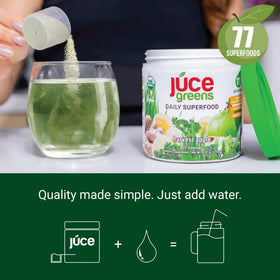 Terra Kai Organics Juce Greens Poudre 308g ingrédients principaux