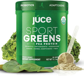Terra Kai Organics Juce Sports Greens 390g - Berry vue de face