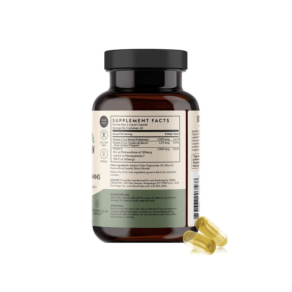 TERRA ORIGIN ADK Capsules Liquides ouvertes