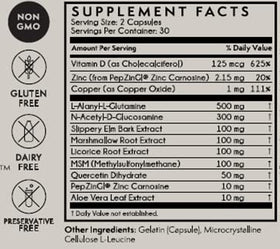 TERRA ORIGIN Complément Alimentaire 60 Capsules vue arrière
