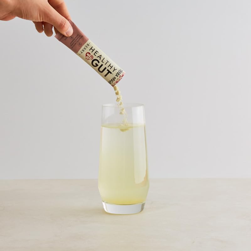 TERRA ORIGIN Healthy Gut Stick Packs avec verre d'eau