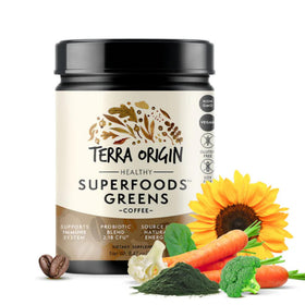TERRA ORIGIN Mélange de Superaliments Verts 322g vue avant