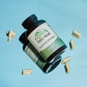 TERRA ORIGIN Multi-Enzymes capsules en gros plan