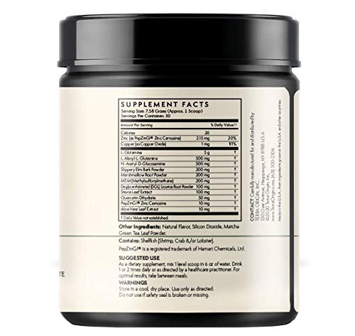 TERRA ORIGIN Poudre Healthy Gut 30 Portions - vue arrière