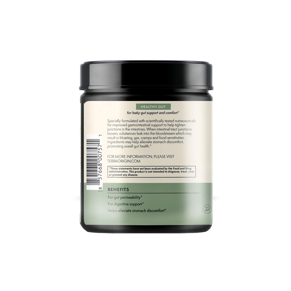 TERRA ORIGIN Poudre Healthy Gut Menthe 30 Portions avec cuillère doseuse