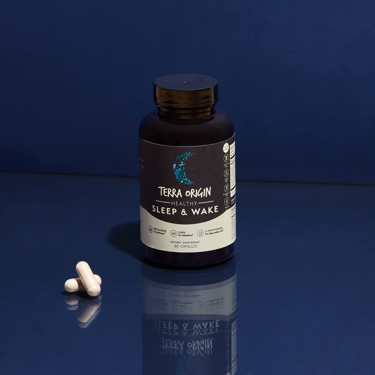 TERRA ORIGIN Sommeil Naturel avec un verre d'eau