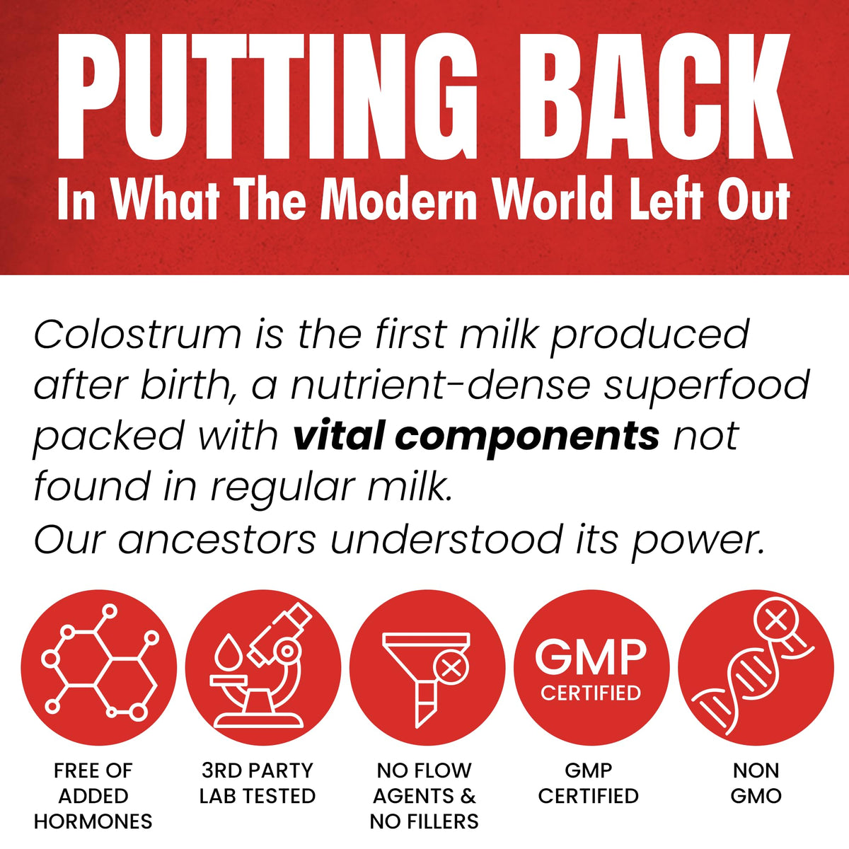 Terramed Just Think Comfort Gummies de colostrum 60% IgG, mise en situation