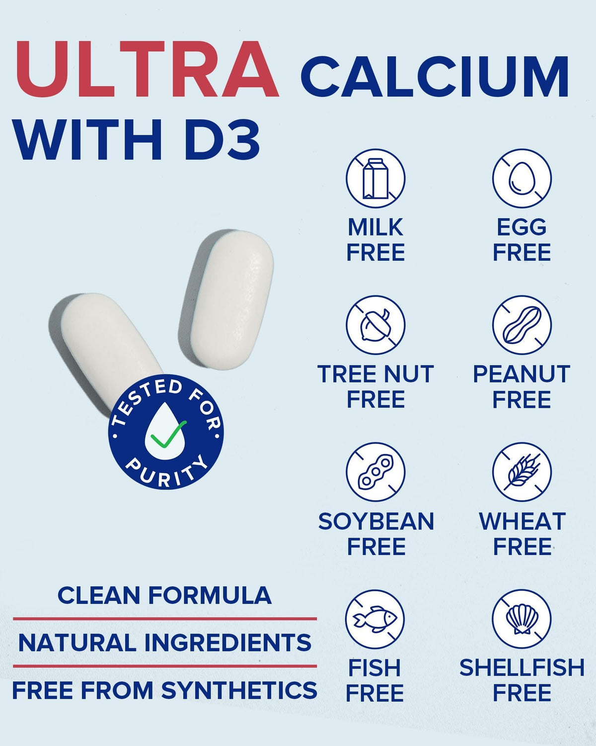 Terranics Calcium 1200 mg, comprimés en gros plan
