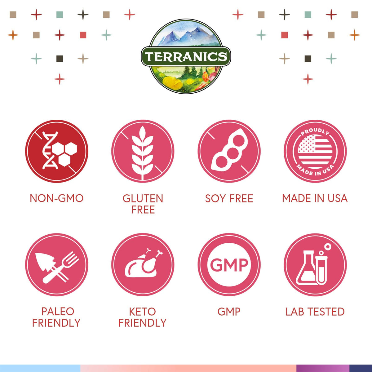 Terranics Collagène Multi Peptides 1000 mg ingredients list