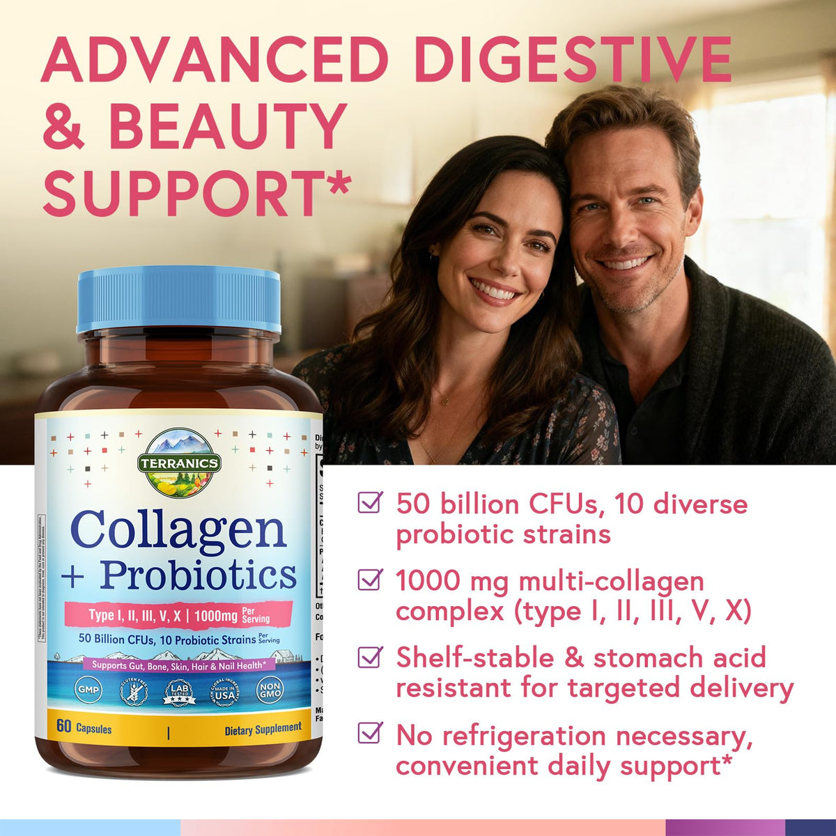 Terranics Collagène Multi Peptides 1000 mg packaging