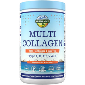 Terranics Poudre de Collagène Multi Peptides 322g vue avant