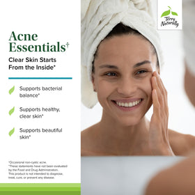 Terry Naturally Acne Essentials comprimés sur fond blanc