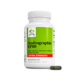 Terry Naturally Andrographis EP80 capsules 60 count front view