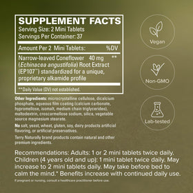 Terry Naturally AnxioCalm 75 capsules avec étiquette