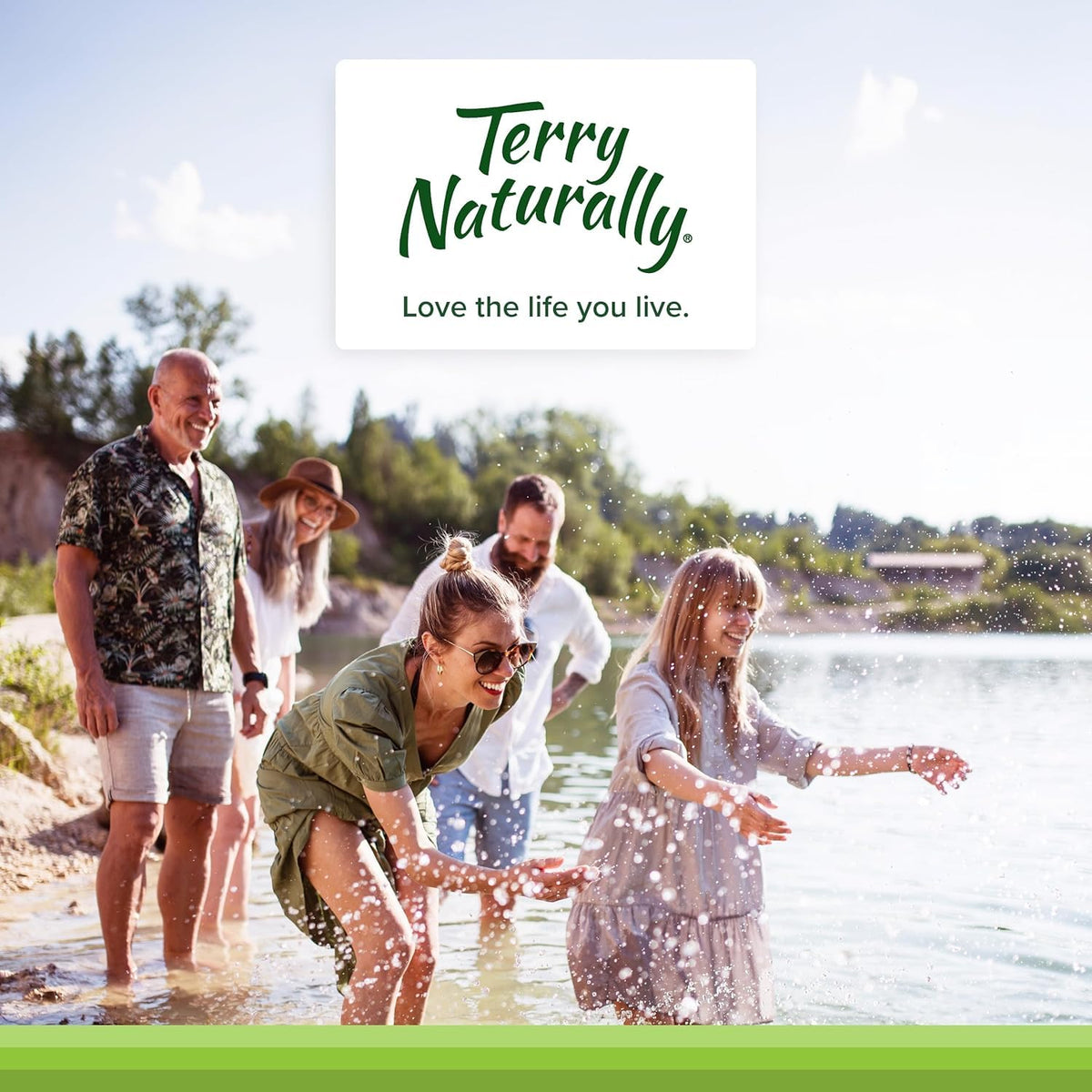 Terry Naturally Bacteril sur une table avec d'autres compléments