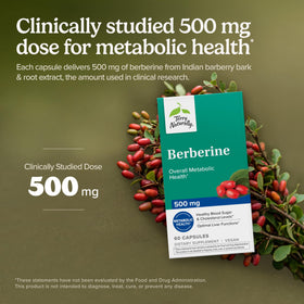 Terry Naturally Berberine 60 capsules avec étiquette
