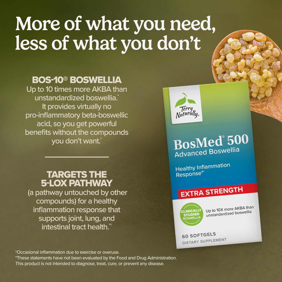 Terry Naturally BosMed 60 capsules sur une table