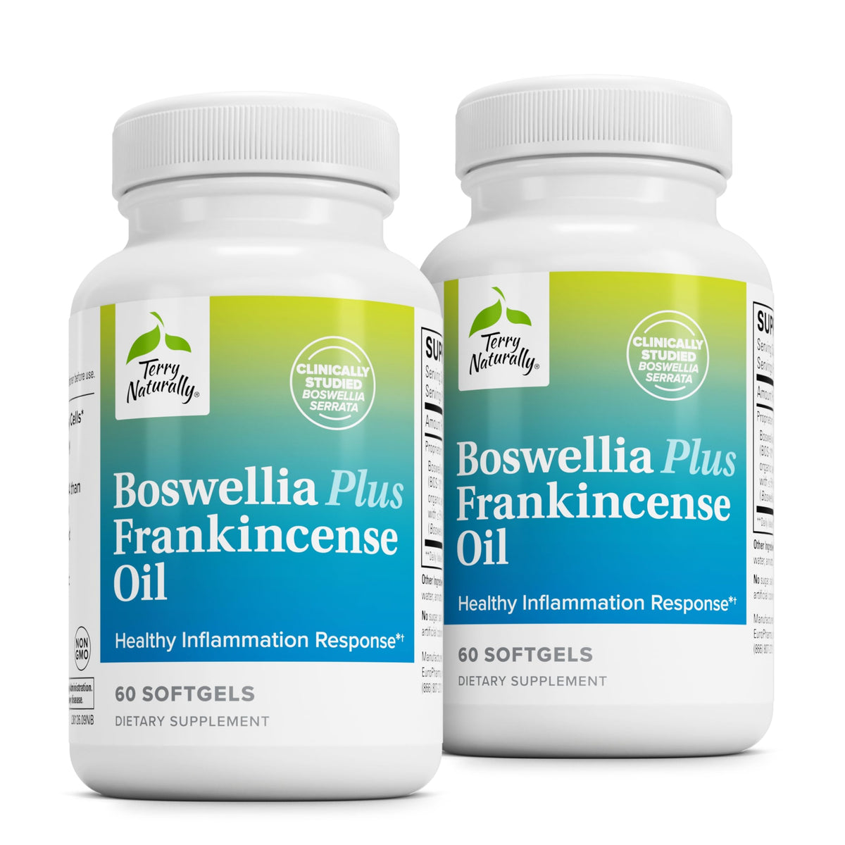 Terry Naturally Boswellia Plus 60 gélules, vue de face