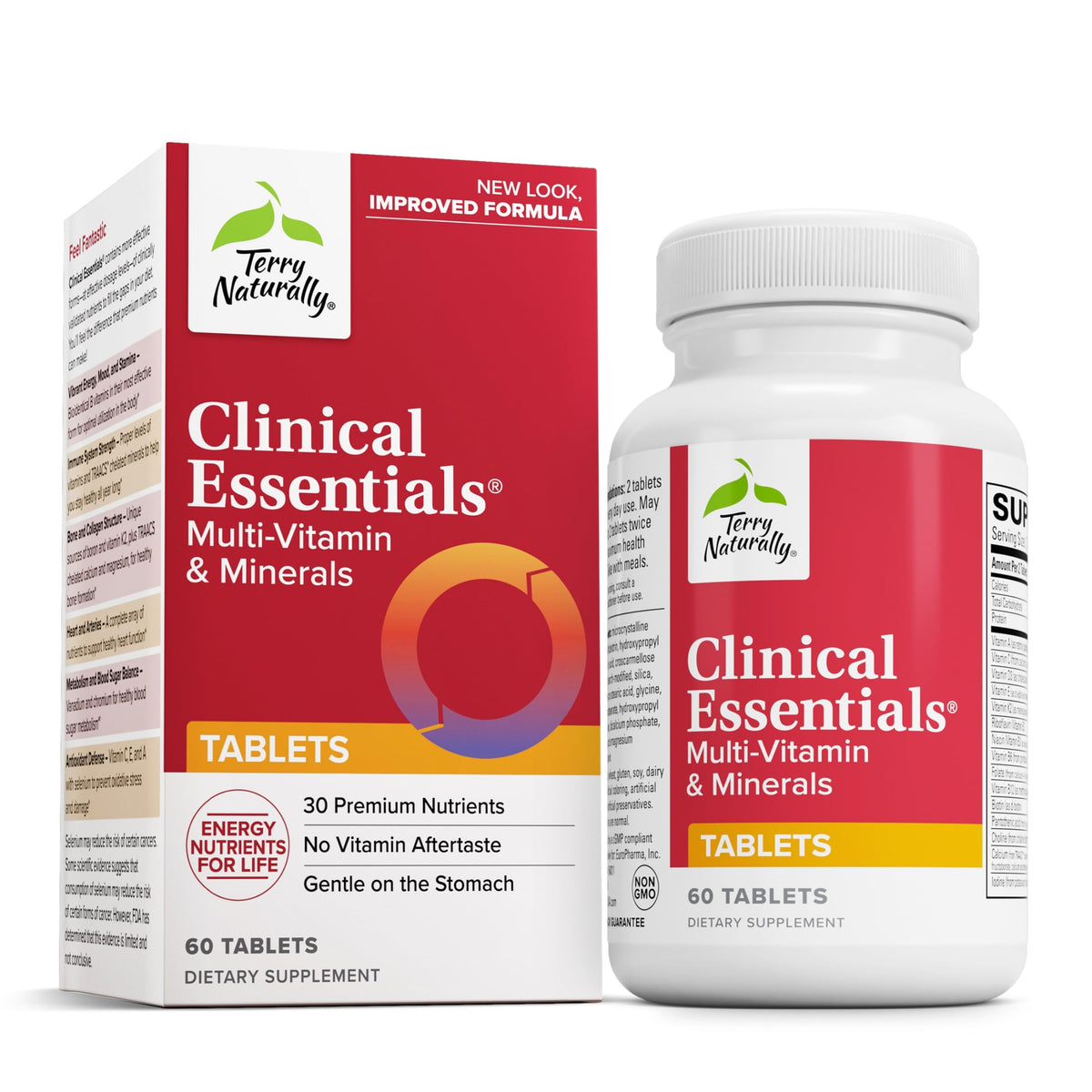 Terry Naturally Clinical Essentials 60 capsules vue de face