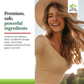 Terry Naturally Clinical Essentials capsules ouvertes montrant leur taille