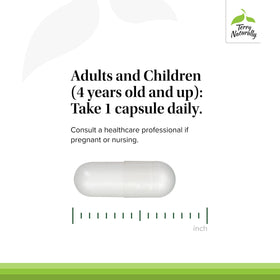 Terry Naturally Complément Alimentaire 60 Capsules avec bouchon ouvert