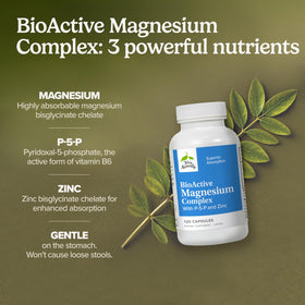 Terry Naturally Complément Alimentaire Magnésium 120 Capsules avec bouchon