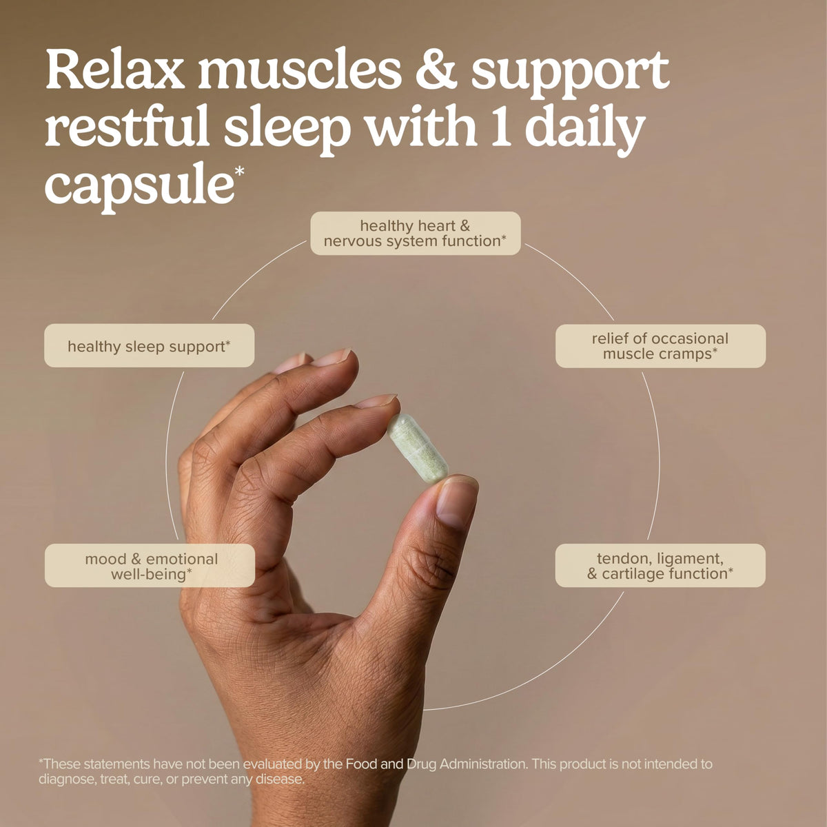 Terry Naturally Complément Alimentaire Magnésium - Boîte de 60 capsules