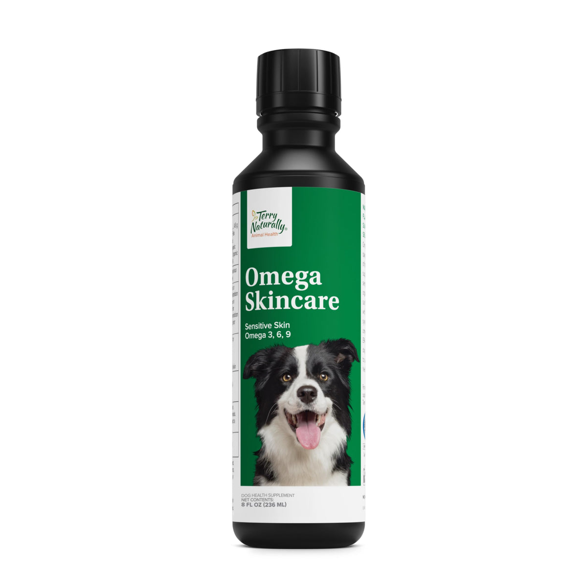 Terry Naturally complément Omega pour chiens 8 fl oz vue de face