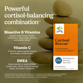 Terry Naturally Cortisol Rescue capsules sur une table