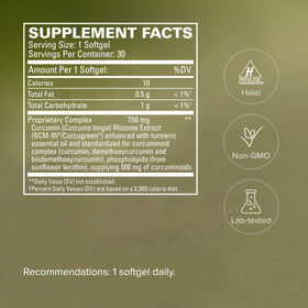 Terry Naturally CuraMed 750mg boîte ouverte avec gélules visibles