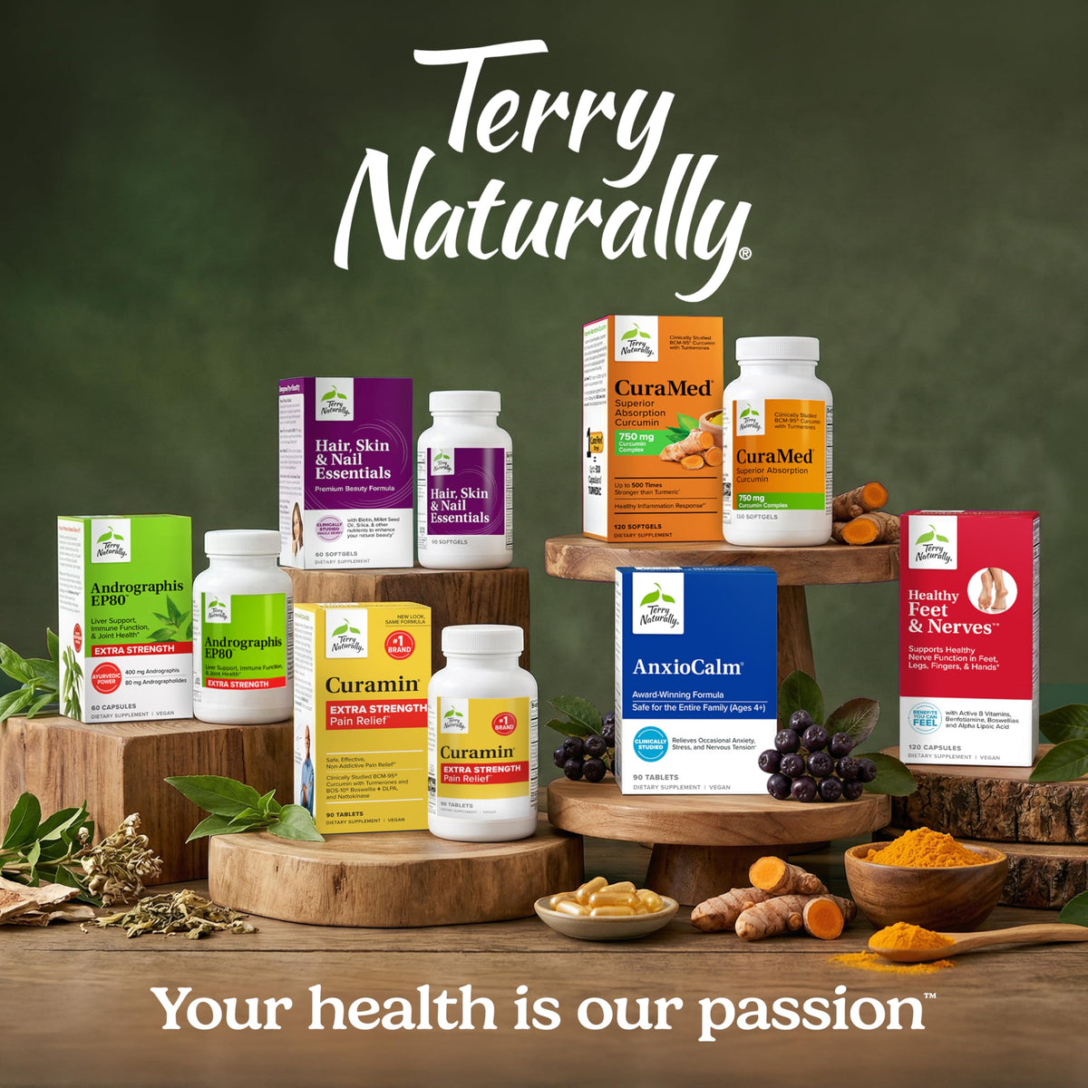 Terry Naturally CuraMed 750mg boîte vue de côté