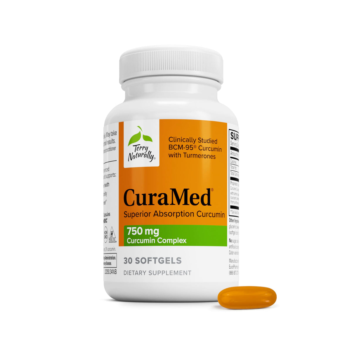 Terry Naturally CuraMed 750mg flacon de 30 gélules