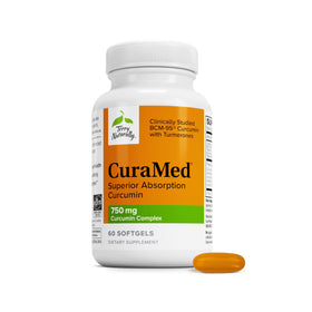 Terry Naturally CuraMed 750mg gélules de curcumin, vue de face