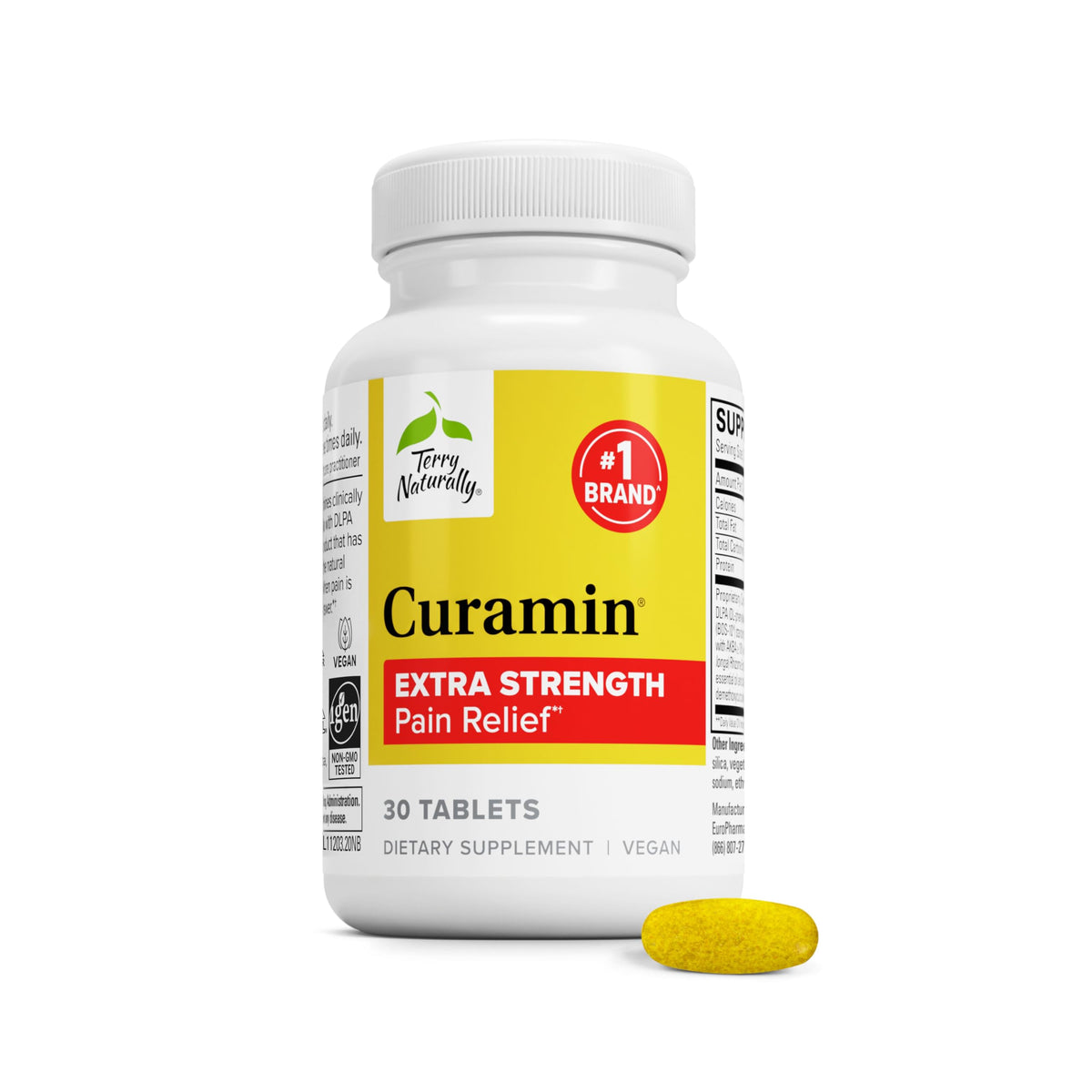 Terry Naturally Curamin complément alimentaire curcuma 30 comprimés vue avant
