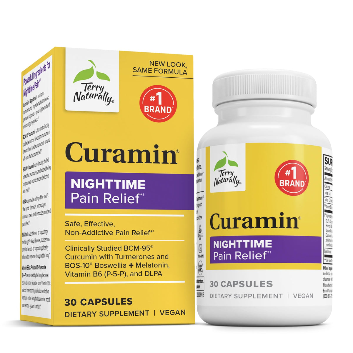Terry Naturally Curamin Nighttime 30 capsules vue avant