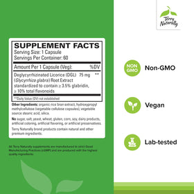 Terry Naturally DGL 60 capsules emballage