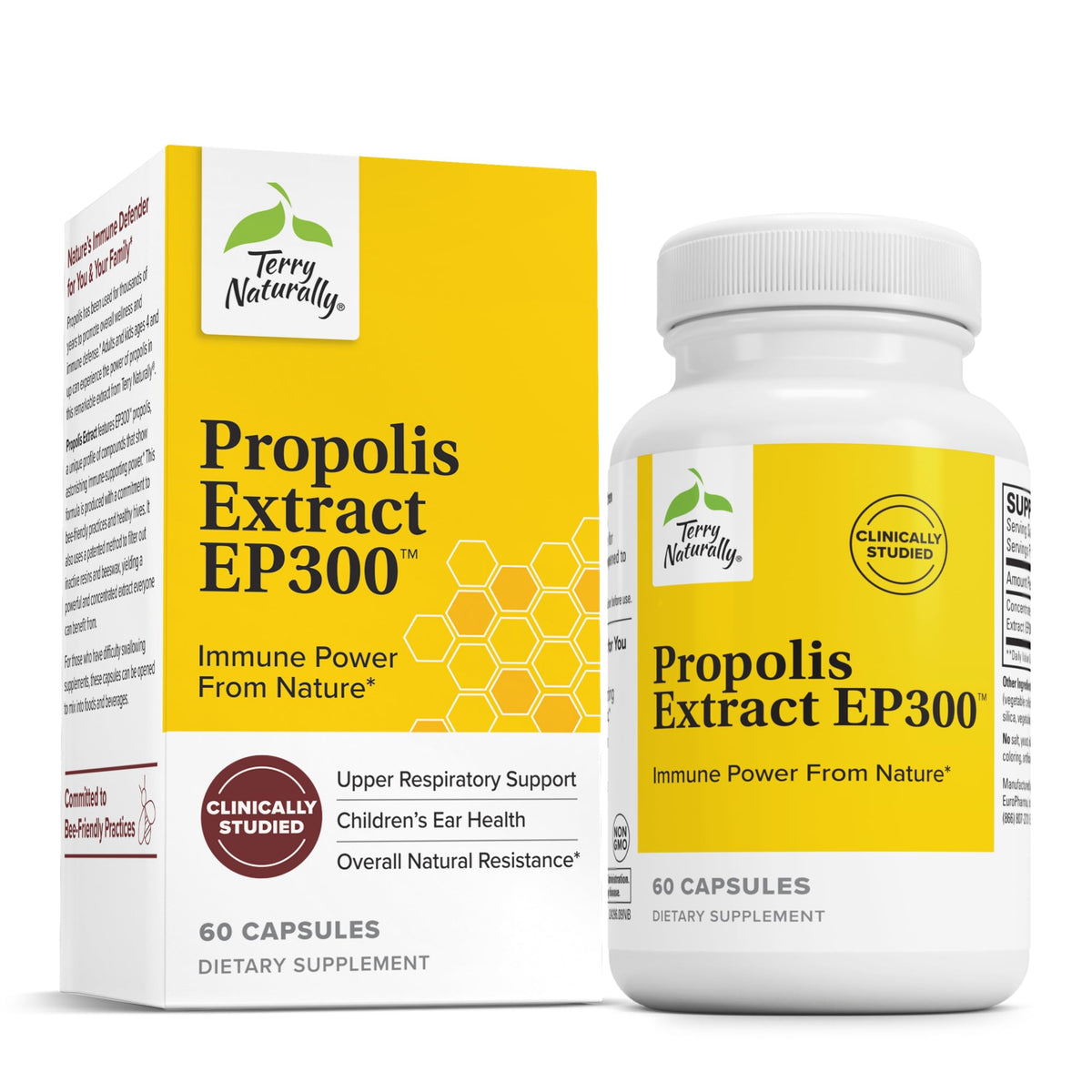 Terry Naturally Extrait de Propolis EP300 boîte de 60 capsules