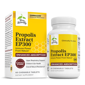 Terry Naturally Extrait de Propolis EP300 - Flacon de 60 comprimés à mâcher