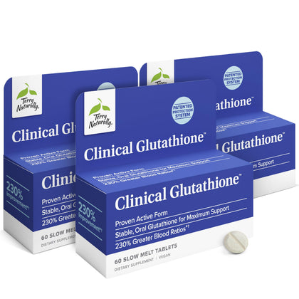 Terry Naturally Glutathione 60 comprimés boîte avant