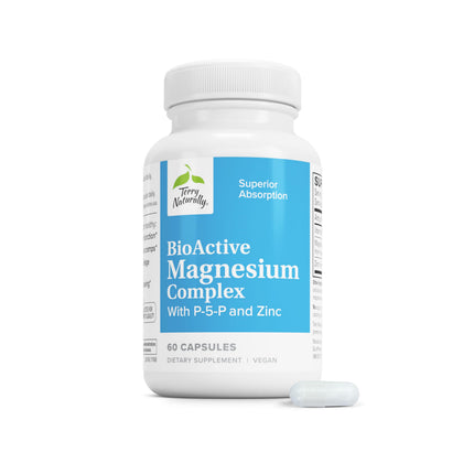 Terry Naturally Magnésium BioActif 60 capsules vue avant