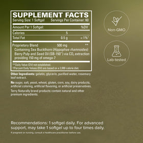 Terry Naturally Omega 60 capsules ouvertes