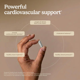 Terry Naturally OPC Cœur 60 capsules - étiquette avec ingrédients